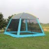 New arrival high quality 5-8 person 4 corner garden ultralarge beach gazebo pergola fishing family park outdoor camping tent