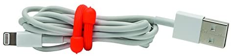Nite Ize Original Gear Tie, Reusable Rubber Twist Tie, 3-Inch, Assorted Colors, 4 Pack, Made in the USA