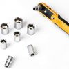 DEKOPRO 100 Piece Home Repair Tool Set,General Household Hand Tool Kit with Plastic Tool Box Storage