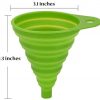 AxeSickle Silicone Collapsible Funnel 2 Pcs Folding Funnel.