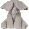 Baby GUND Animated Flappy the Elephant Stuffed Animal Plush, Gray, 12"