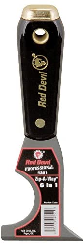 Red Devil 4251 6-in-1 Painter's Tool, 2.5", Black