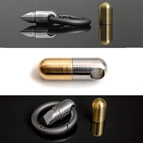 Tiny Cutting Tool Portable Capsule Cutter with Keychain Ring Sharp Tool EDC Gadgets for Unpacking Cartons Stripping Stickers Splitting Pills Opening Cans