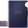 Rocketbook Smart Reusable Notebook - Dot-Grid Eco-Friendly Notebook with 1 Pilot Frixion Pen & 1 Microfiber Cloth Included - Midnight Blue Cover, Executive Size (6" x 8.8")