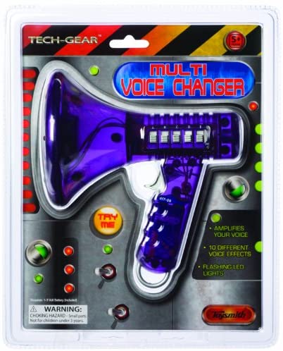 Toysmith Tech Gear Multi Voice Changer (6.5-Inch Various Colors)
