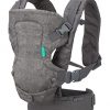 Infantino Flip 4-in-1 Convertible Carrier, Grey