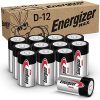 Energizer Max D Batteries, Premium Alkaline D Cell Batteries (12 Battery Count)