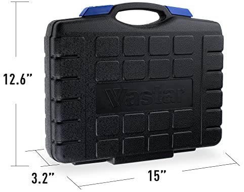 Vastar 102 Piece Home Repair Tool Kit, General Household Tool Kit for Home Maintenance with Plastic Toolbox Storage Case