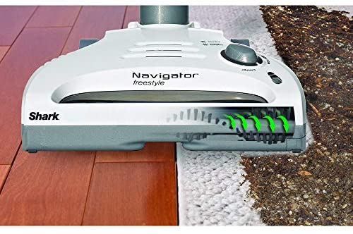 Shark Navigator Freestyle Upright Stick Cordless Bagless Vacuum for Carpet, Hard Floor and Pet with XL Dust Cup and 2-Speed Brushroll (SV1106), White/Grey