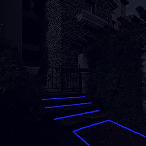 Glowing rocks, 300 pcs Glow in the dark pebbles for Outdoor Decor, Garden Lawn Yard, Aquarium, Walkway, Fish Tank, Pathway, Driveway, Luminous Pebbles Powered by Light or Solar-Recharge Repeatedly