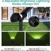 Nekteck Solar Lights Outdoor,10 LED Landscape Spotlights Solar Powered Wall Lights 2-in-1 Wireless Adjustable Security Decoration Lighting for Yard Garden Walkway Porch Pool Driveway,Warm White
