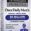 Garden of Life Dr. Formulated Probiotics for Men, Once Daily Men’s Probiotics + Prebiotic Fiber, 50 Billion CFU Guaranteed, Shelf Stable, Gluten Free One a Day, 30 Capsules *Packaging May Vary