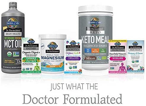Garden of Life Dr. Formulated Probiotics for Men, Once Daily Men’s Probiotics + Prebiotic Fiber, 50 Billion CFU Guaranteed, Shelf Stable, Gluten Free One a Day, 30 Capsules *Packaging May Vary