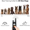 Dog Training Collar - Rechargeable Dog Shock Collar w/3 Training Modes, Beep, Vibration and Shock, 100% Waterproof Training Collar, Up to 1000Ft Remote Range, 0~99 Shock Levels Dog Training Set