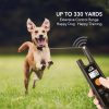 Dog Training Collar - Rechargeable Dog Shock Collar w/3 Training Modes, Beep, Vibration and Shock, 100% Waterproof Training Collar, Up to 1000Ft Remote Range, 0~99 Shock Levels Dog Training Set