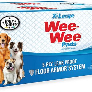 Four Paws Wee-Wee Puppy Training X-Large Size 28" x 34" Pee Pads for Dogs