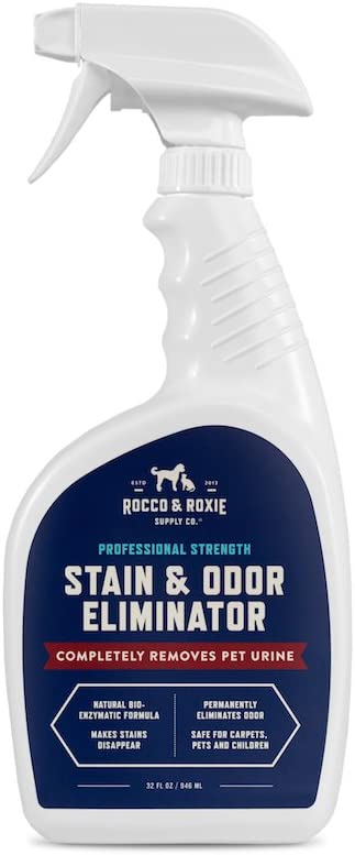 Rocco & Roxie Professional Strength Stain & Odor Eliminator - Enzyme-Powered Pet Odor & Stain Remover for Dog and Cats Urine