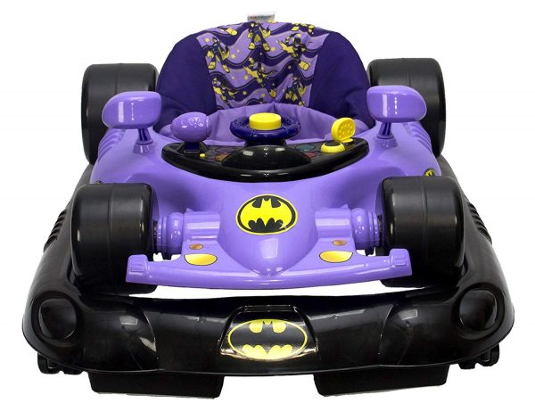 KidsEmbrace Batgirl Baby Activity Walker, DC Comics Car, Music and Lights, Purple