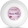 Laura Stien Clear Plastic 9 Inch Plates Pack Of 40